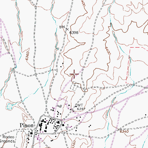 Topographic Map of Pion Chapter, AZ