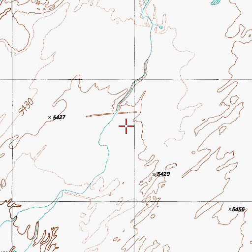 Topographic Map of Polacca Wash District, AZ