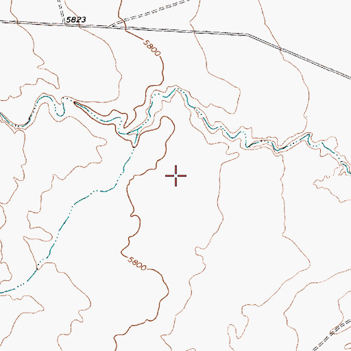 Topographic Map of Rough Rock Chapter, AZ