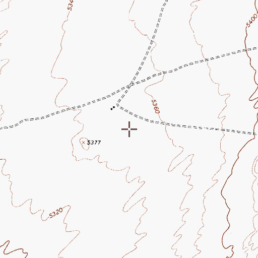 Topographic Map of RU251, AZ