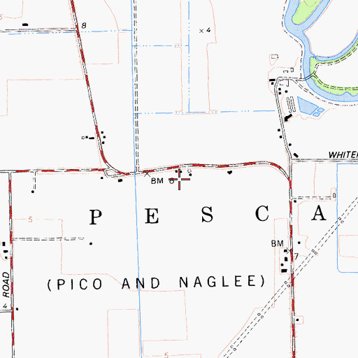Topographic Map of El Pescadero, CA