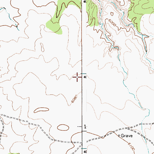 Topographic Map of RU259, AZ