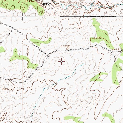Topographic Map of RU260, AZ