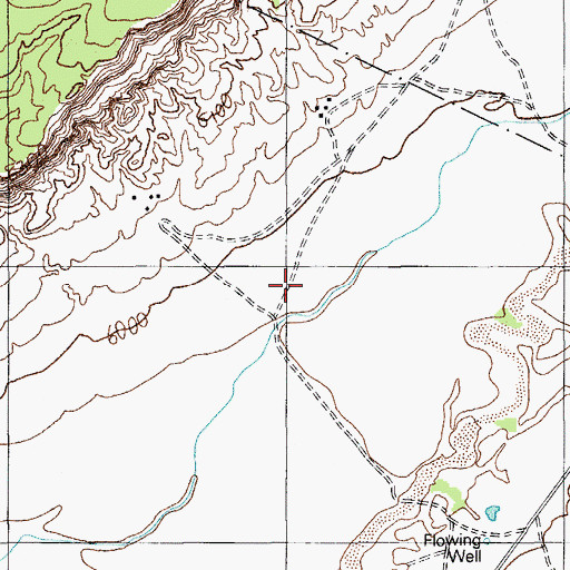 Topographic Map of RU451, AZ