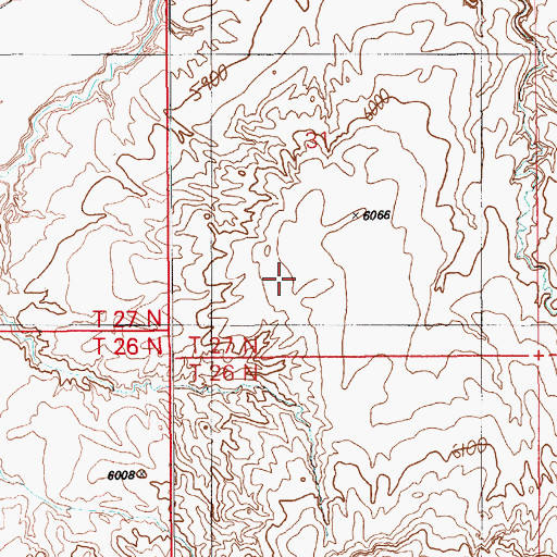 Topographic Map of RU564, AZ