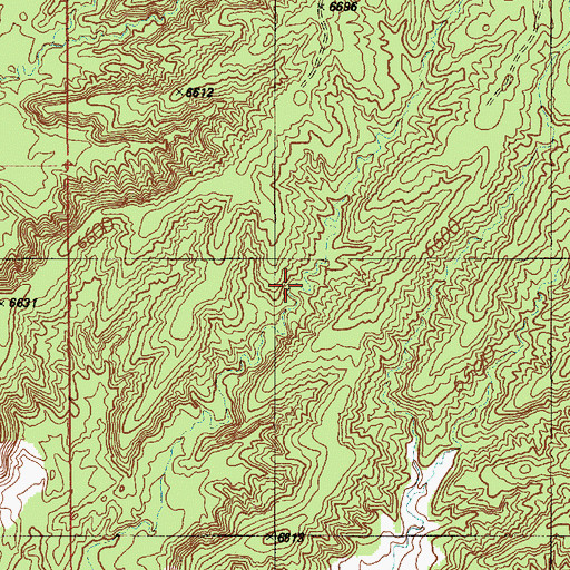 Topographic Map of RU565, AZ