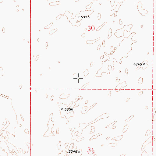 Topographic Map of San Juan Southern Paiute Southern Area, AZ