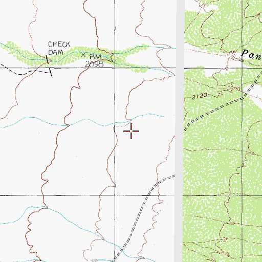 Topographic Map of Sells District, AZ
