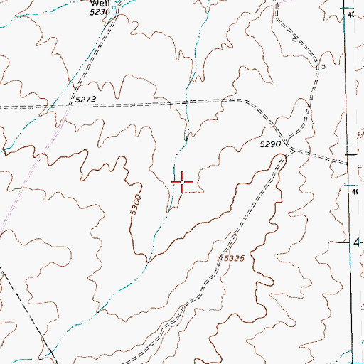 Topographic Map of Shiprock Chapter, NM