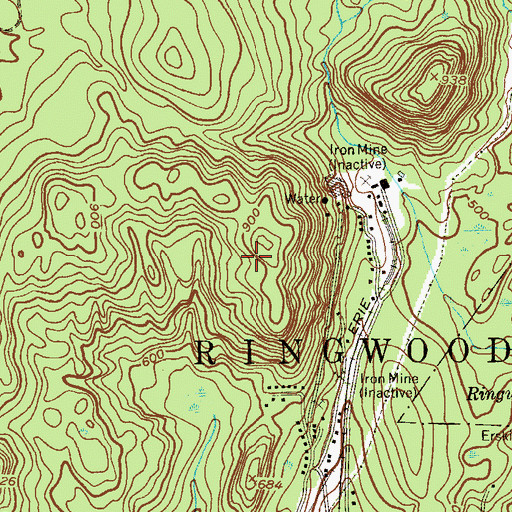 Topographic Map of Ramapough State Designated Tribal Statistical Area, NJ