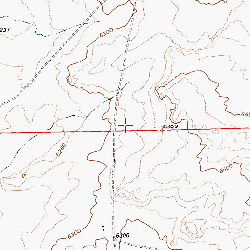Topographic Map of Standing Rock Chapter, NM