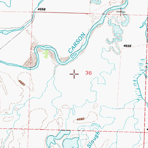 Topographic Map of Stewart Community, NV