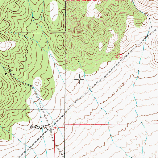 Topographic Map of Timbi-Sha Shoshone Reservation, NV