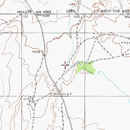 Topographic Map of Tolani Lake Chapter, AZ