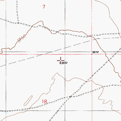 Topographic Map of Tovar Mesa District, AZ