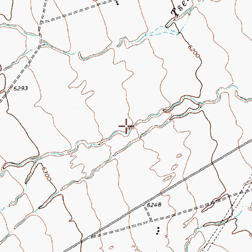 Topographic Map of Two Grey Hills Chapter, NM