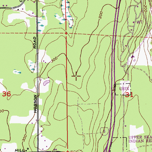 Topographic Map of Upper Skagit Reservation, WA