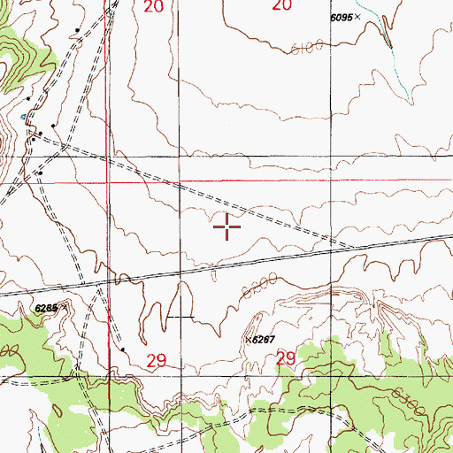 Topographic Map of White Cone Chapter, AZ