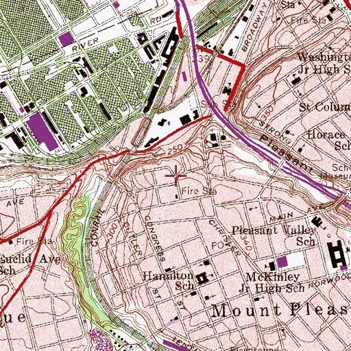 Topographic Map of New Apostolic Church, NY