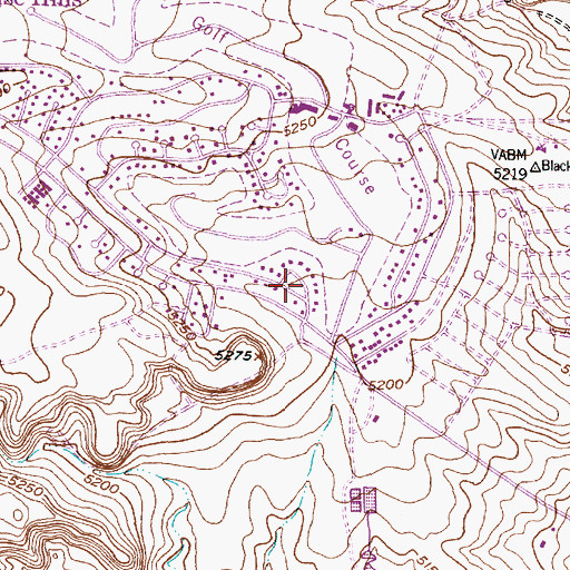 Topographic Map of Globus Park, NM