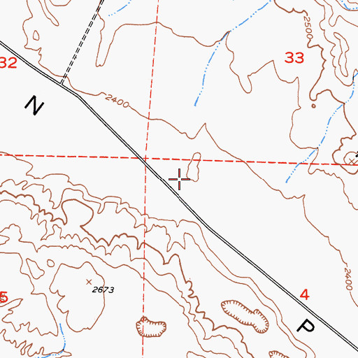 Topographic Map of Elkhorn Plain, CA