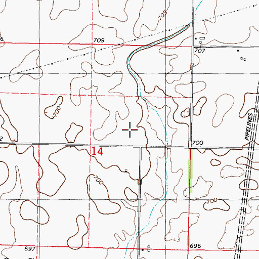 Topographic Map of Goose Creek Energy Center, IL