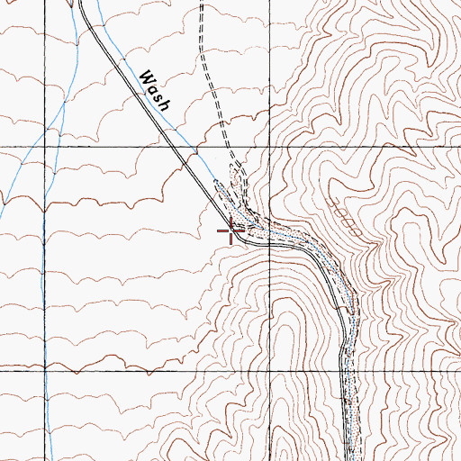 Topographic Map of Emigrant Canyon, CA