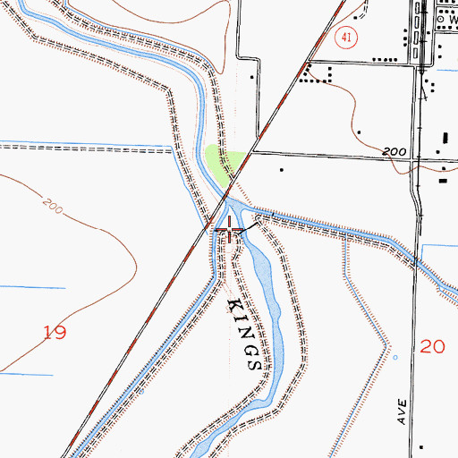 Topographic Map of Empire Weir Number Two, CA