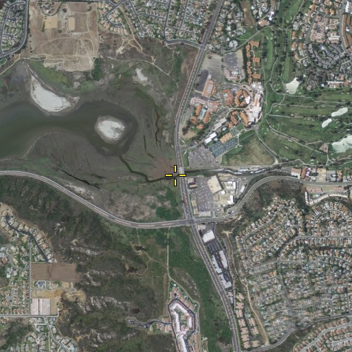 Aerial/Satellite Image of Encinitas Creek, CA