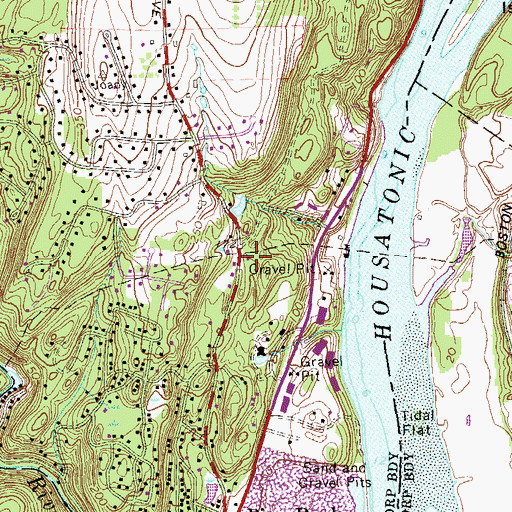 Topographic Map of Pine Rock Park Fire Company 4, CT