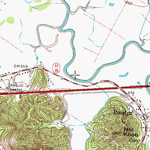Topographic Map of North Bend, KY