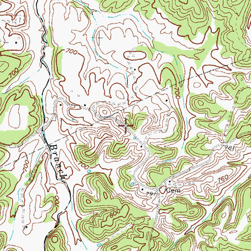 Topographic Map of Happy Top (historical), KY