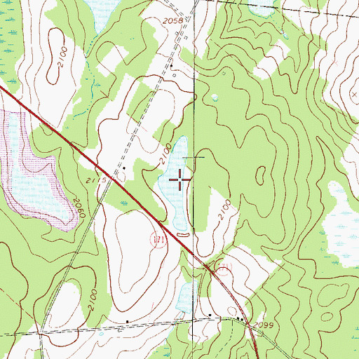 Topographic Map of Lake White Lark, PA