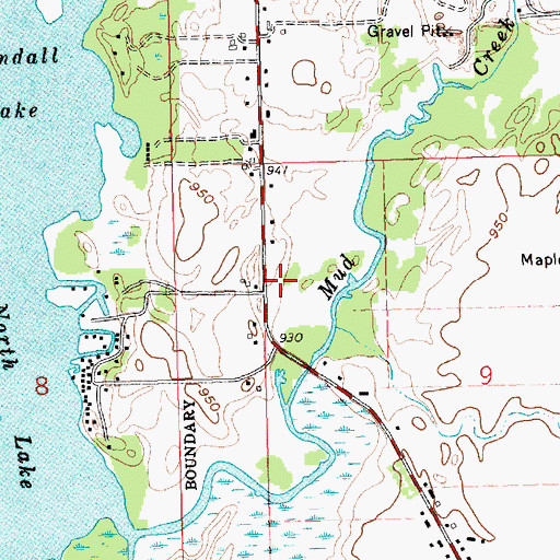 Topographic Map of Northview Christian Church, MI