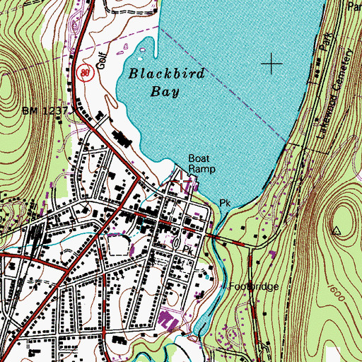 Topographic Map of Cooperstown Indian Museum (historical), NY