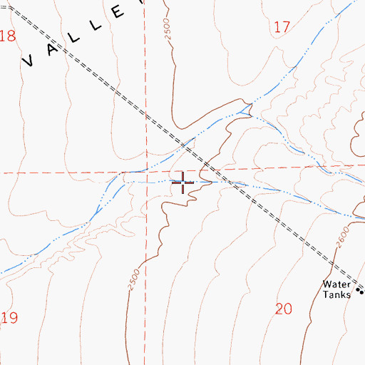 Topographic Map of Fiddler Gulch, CA