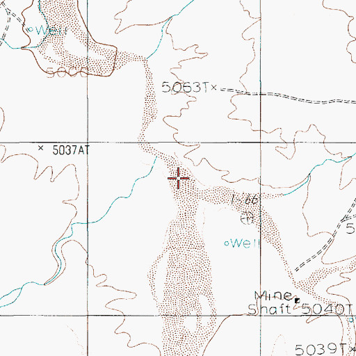 Topographic Map of Narrow Canyon Wash, AZ