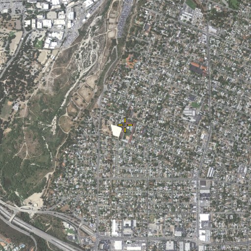 Aerial/Satellite Image of Five Acres School, CA