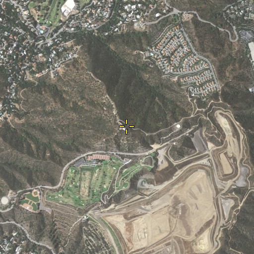 Aerial/Satellite Image of Flint Peak, CA