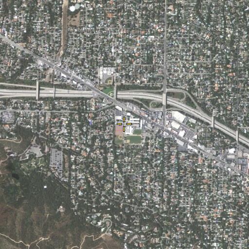Aerial/Satellite Image of Foothill School, CA
