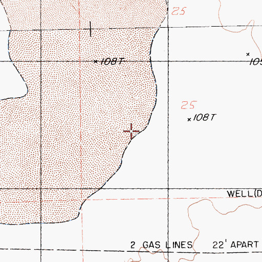 Topographic Map of Ford Dry Lake, CA