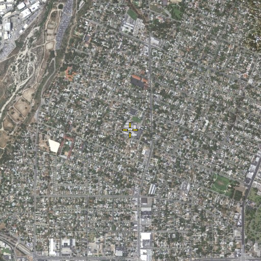 Aerial/Satellite Image of Franklin Elementary School, CA