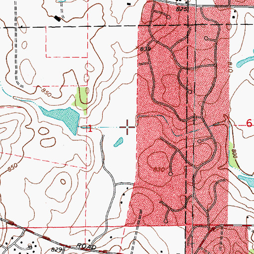 Topographic Map of Silver Glen Run, IL