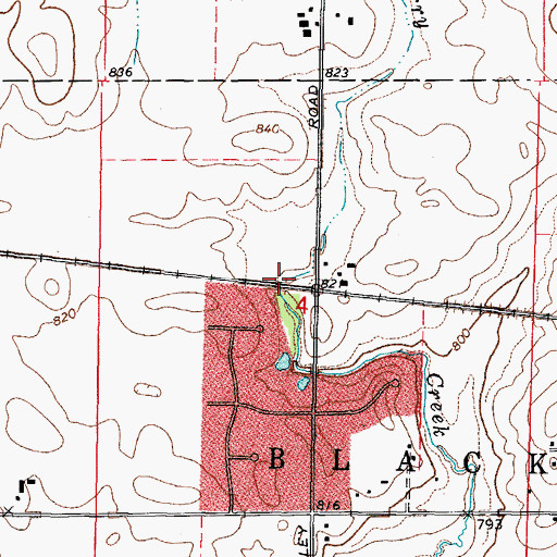 Topographic Map of Pouley Run, IL