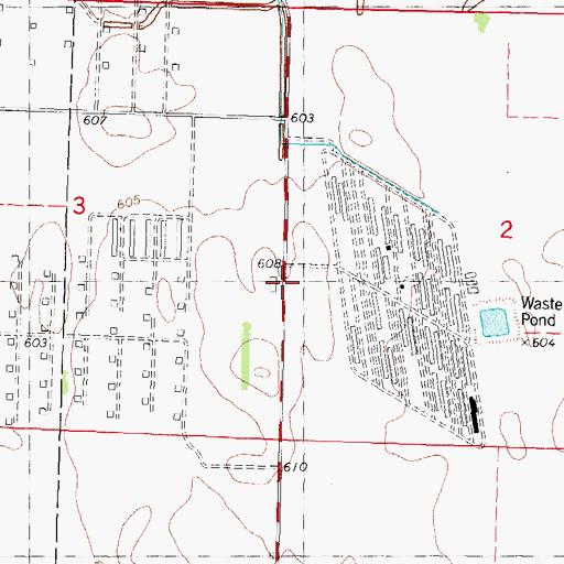 Topographic Map of Sangamon Ordnance Plant (historical), IL