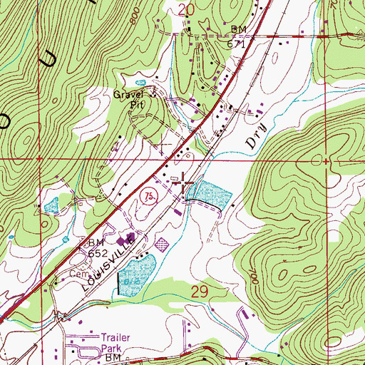 Topographic Map of City of Pinson, AL