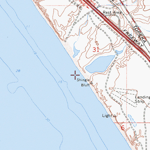 Topographic Map of French Canyon, CA