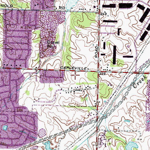 Topographic Map of Bethlehem Missionary Baptist Church, TN