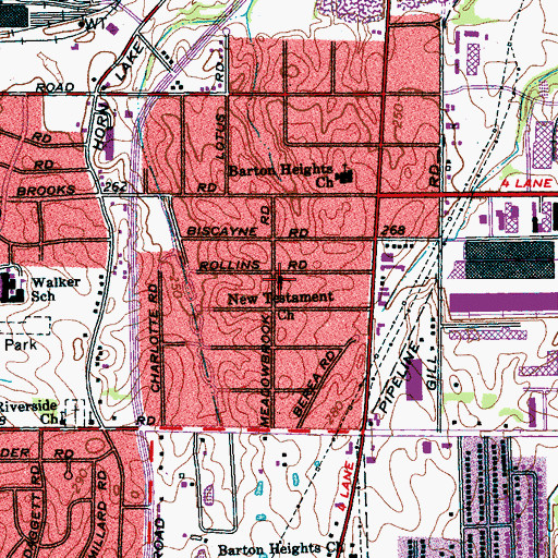 Topographic Map of Christ Temple Church of Deliverance, TN