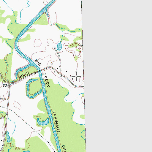 Topographic Map of Grace Community Church, TN